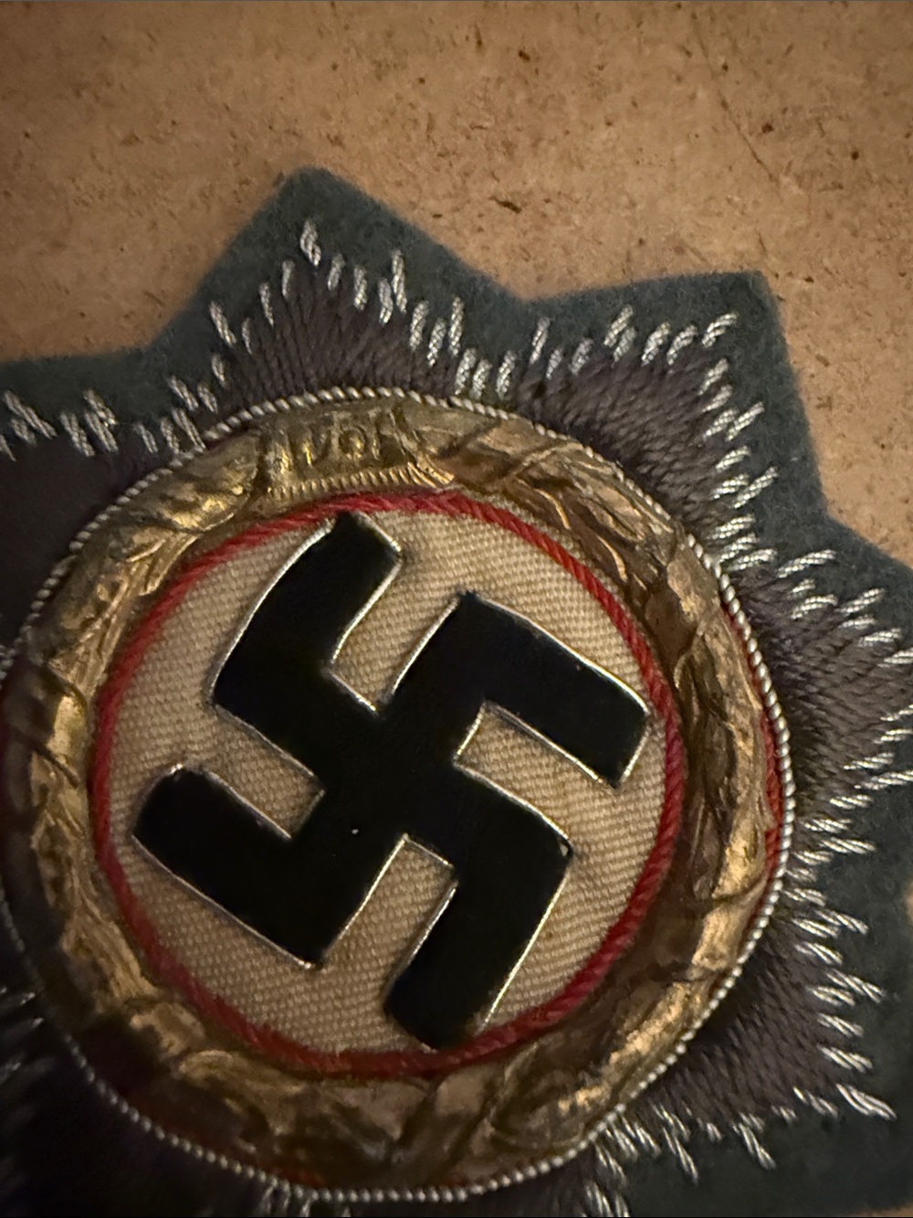 German Cross In Gold Cloth Version - Picture 6 of 6